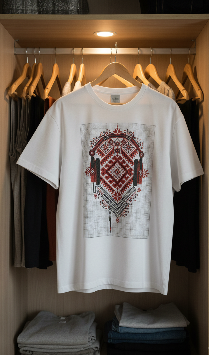 Men’s Heritage Beat T-Shirt – Classic Streetwear with Modern Edge