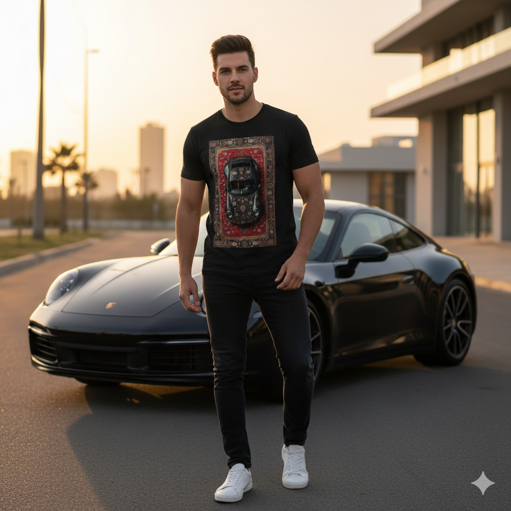 Rigid Porsche Design Shirt for Men – Luxury Automotive Streetwear