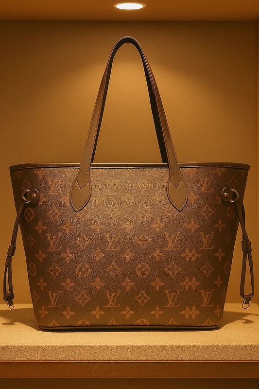Louis Vuitton Neverfull MM Tote Bag – Iconic Monogram Designer Tote