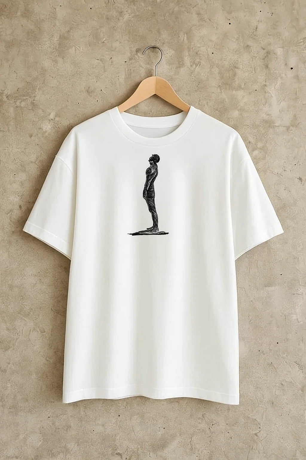 Minimal Silhouette Graphic T-Shirt for Men | Modern Streetwear